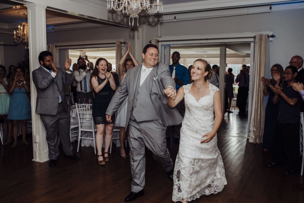 Bride and groom at Nonantum