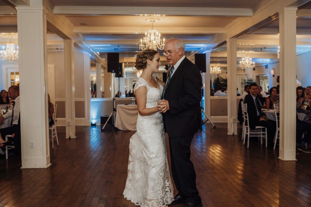 Father bride dancing Nonantum Resort