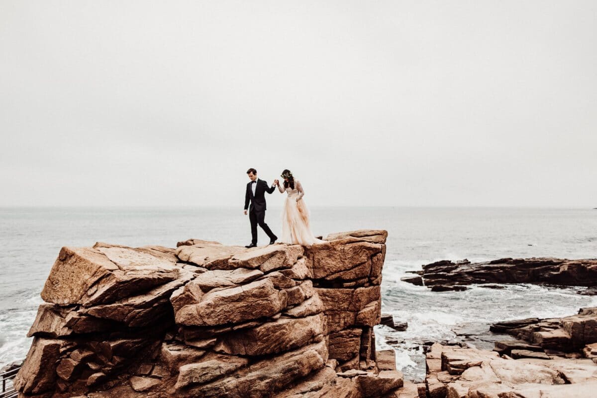 Acadia Elopement Photographer Portfolio pictures