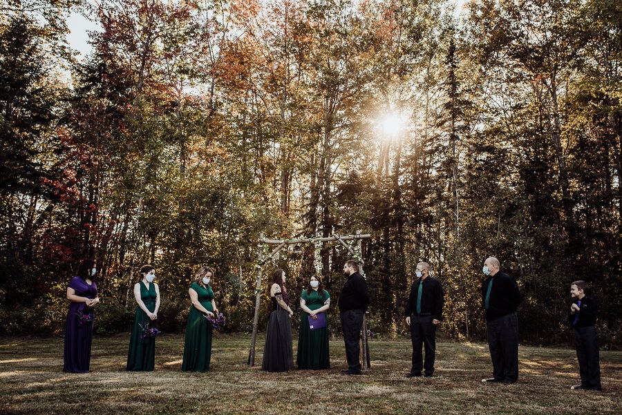 Maine wedding photography backyard ceremony bride midevil Black dress-41.jpg