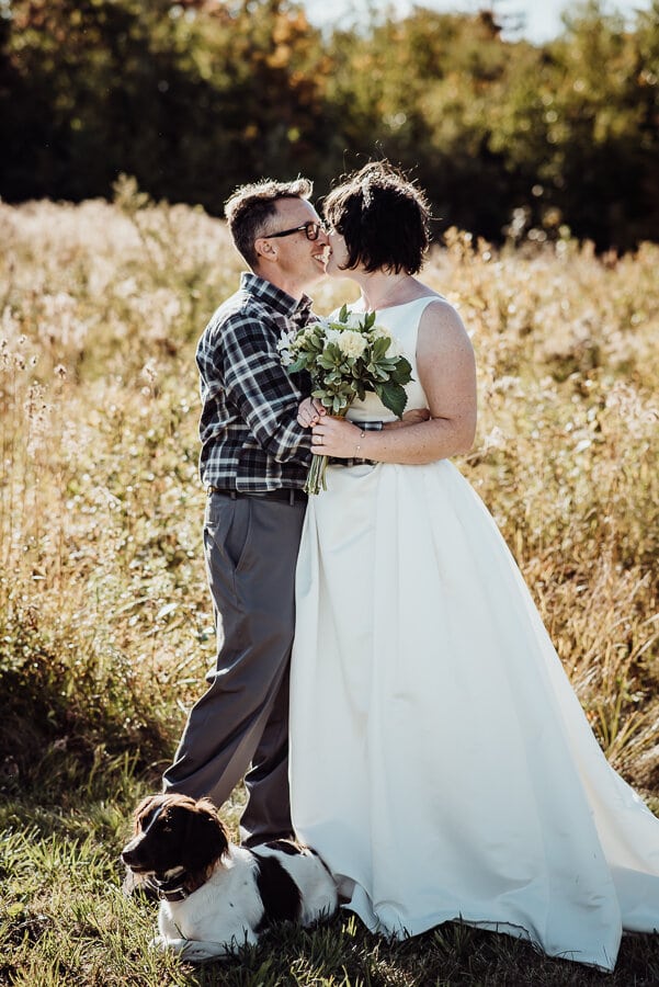 Maine wedding photography elopement backyard ceremony bride dress-33.jpg