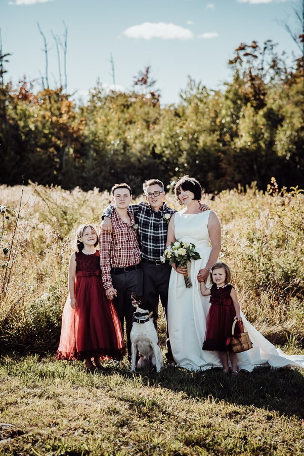 Maine wedding photography elopement backyard ceremony bride dress-34.jpg