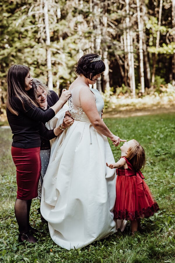 Maine wedding photography elopement backyard ceremony bride dress-56.jpg