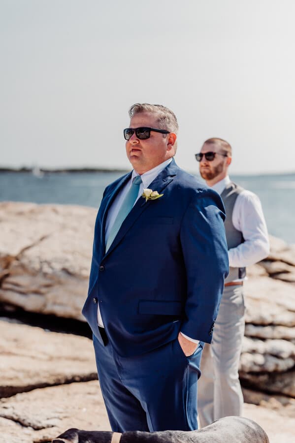 Maine wedding photography Boothbay harbor mine oyster