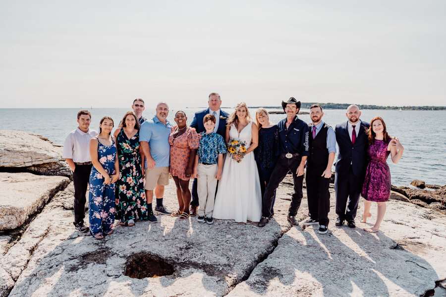 Maine wedding photography Boothbay harbor mine oyster