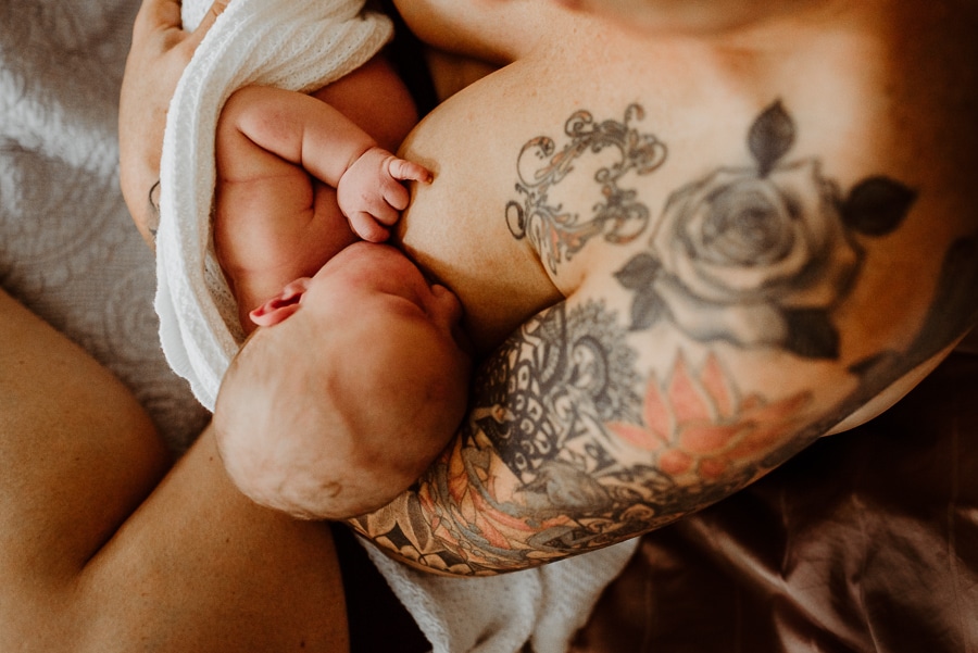 Birth Baby Storytelling Photography Mayo Regional Hospital Fresh 48 Newborn flower bath siblings Maine