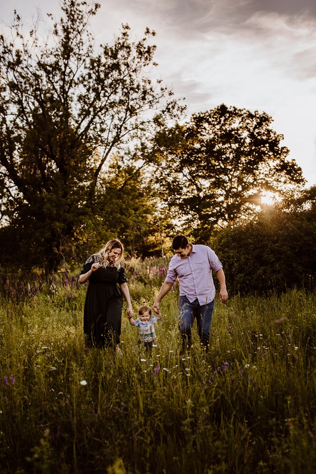 Lupine Photography Maine Family Sunset Dress Purple Boy Sun Flare