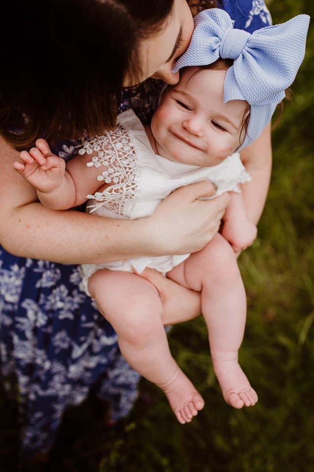 Lupine Photography Corinna Maine Mommy & Me Baby Dress Bow