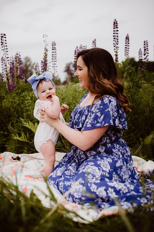 Lupine Photography Corinna Maine Mommy & Me Baby Dress Bow