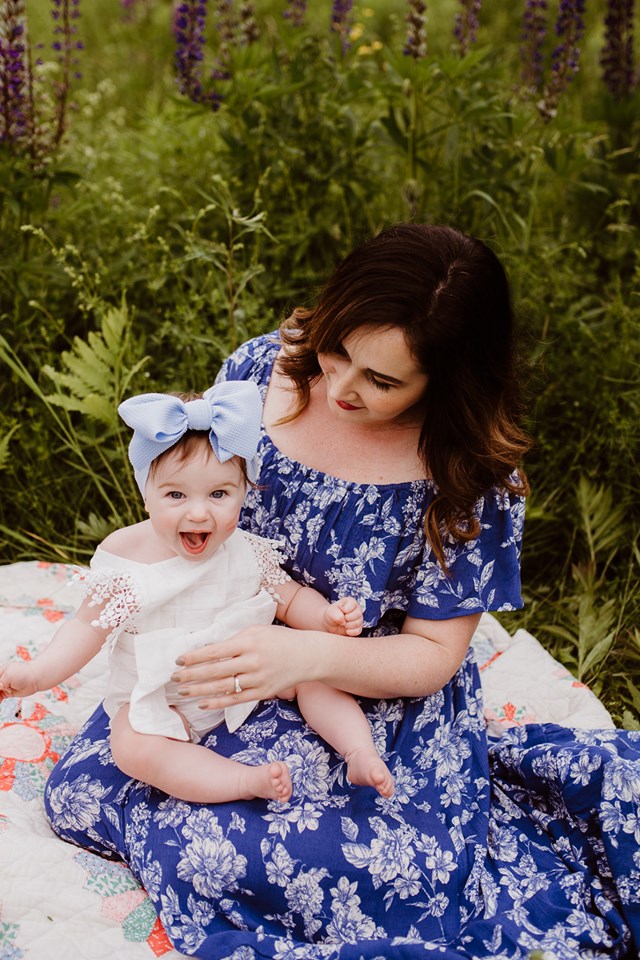Lupine Photography Corinna Maine Mommy & Me Baby Dress Bow