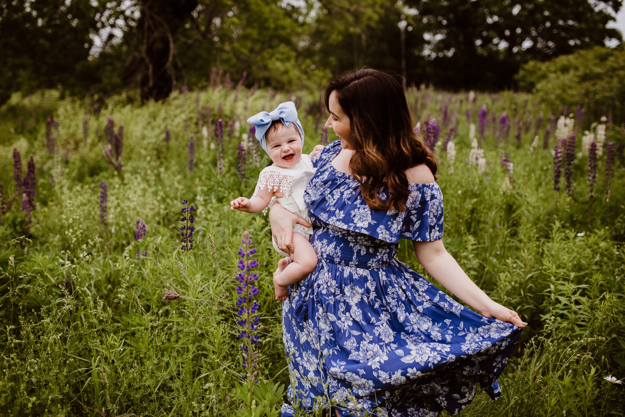 Lupine Photography Corinna Maine Mommy & Me Baby Dress Bow