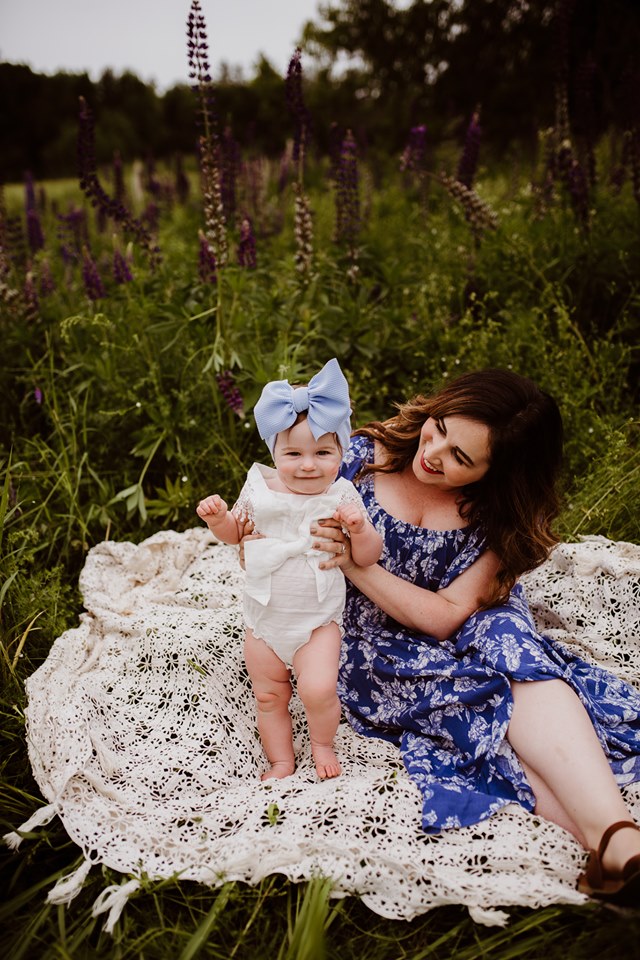 Lupine Photography Corinna Maine Mommy & Me Baby Dress Bow