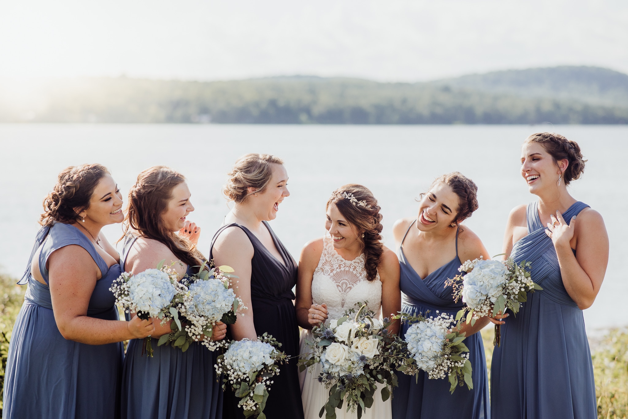 Maine wedding breezy photography