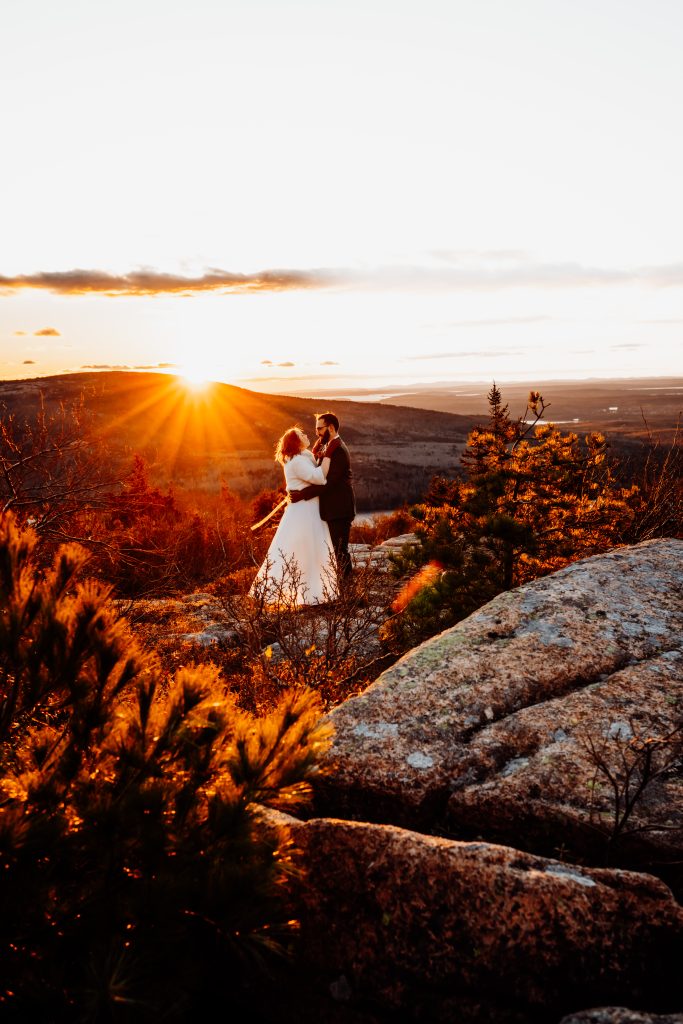 Eloping in Acadia National Park